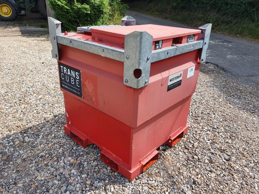Used Western 10TCG Trans Cube Fuel Tank