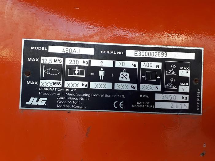 Used 2015 JLG 450AJ