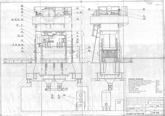 Used Press Sheet Stamping Mechanical PKZVIV500