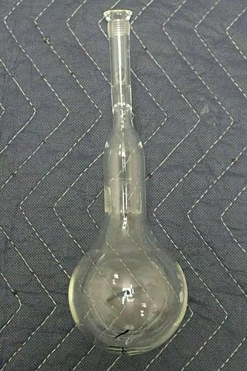 Used Kimax 250ml Glass Round Bottom Distillation Flask with Ace Claisen Adapter