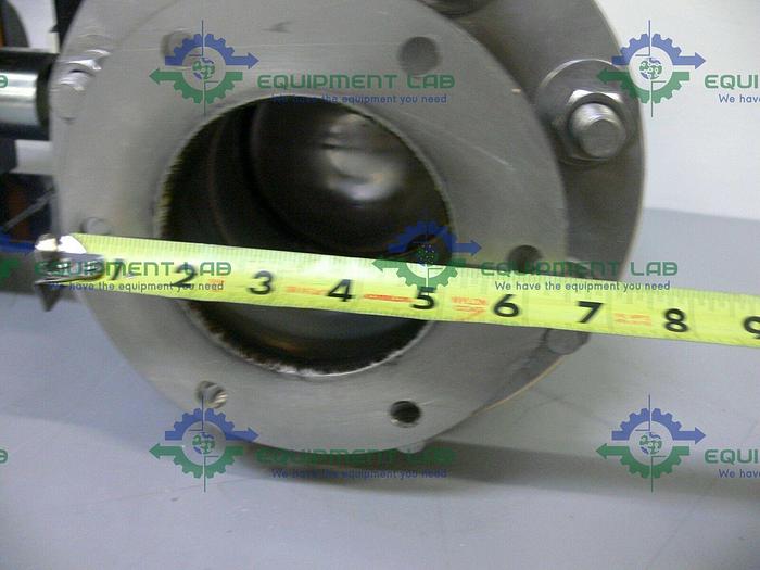 Used Flowserve  Series 39 120PSI Pneumatic Actuator + Position Monitor & 4" Ball Valve