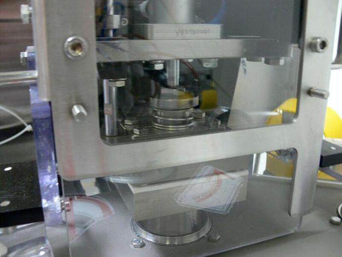 Used R.A Jones & CO. HSA-1FS Rotary Cup/Pod Filler w/ Controller