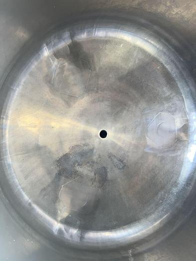 Used Tank, 200 Gallon, Stainless Steel, 36" Diameter, Dish Bottom #S744742