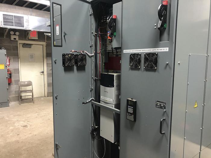 Used ALLEN BRADLEY CENTERLINE MCC SECTION WITH POWERFLEX DRIVES