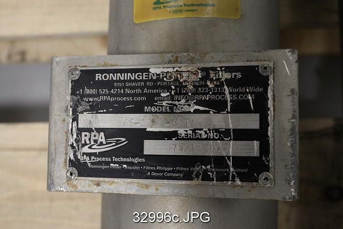 Used Ronningen Petter SS-2236-ST Canister Filters #32996
