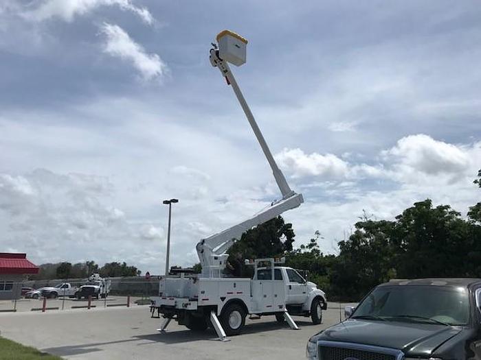 Used 2009 Ford F750 Altec AM55 60ft Over Center Bucket Truck - C94193