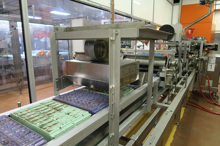 Used Aasted Frozen Cone Chocolate Moulding Line