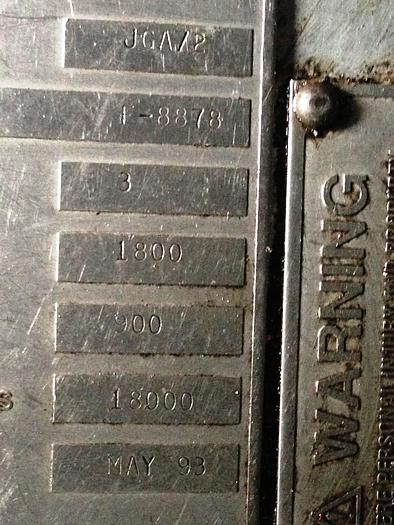 Used Sullair 1150/350 Air Compressor & JPG Booster Combination