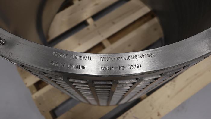 Used Black Clawson UV400 Pressure Screen Basket #44507