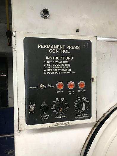 Used Cissell 120lb gas dryer