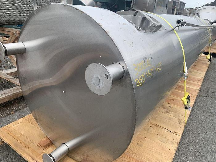 Used Tank, 1,175 Gallon, S/st, Jkt, Brite Tank, DT/DB, A #S743880