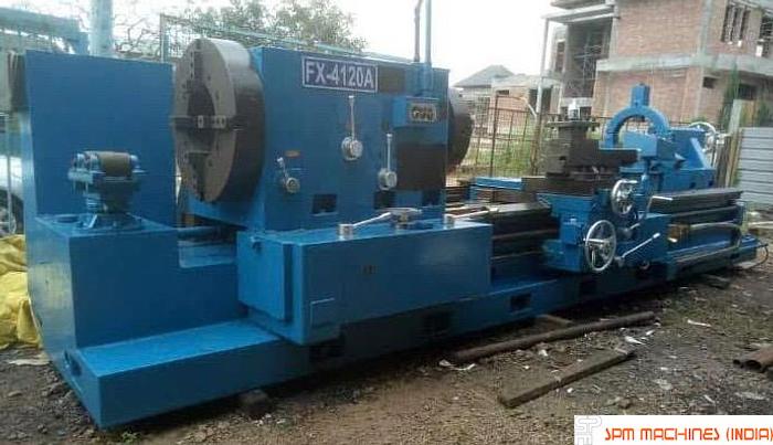 Used Hitachi Seiki FX 4120A Big Bore Lathe