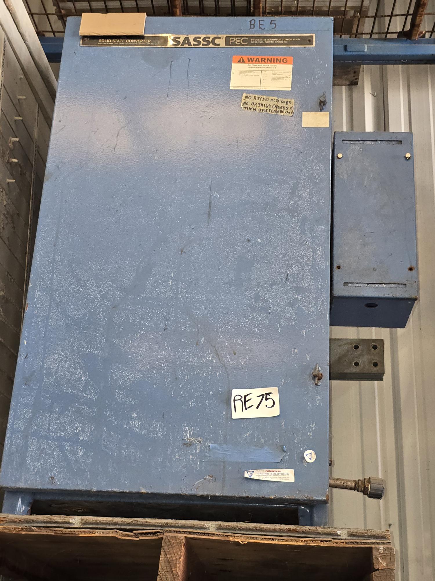 Used [RE-75] 4,000Amp, 460V, PEC Rectifier