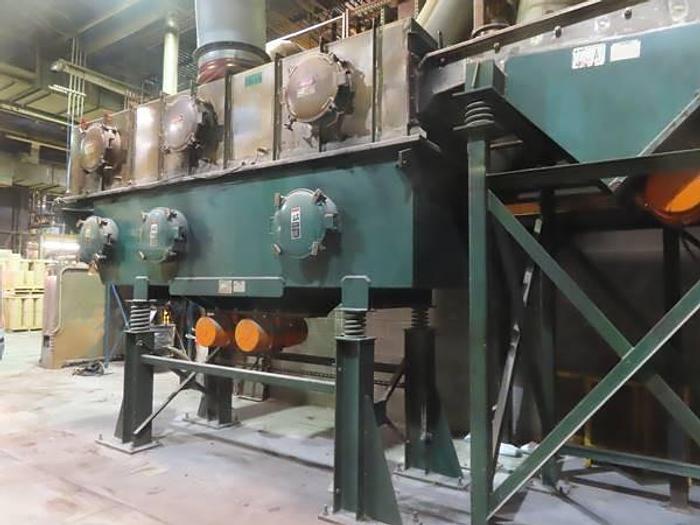 Used Carman Fluid Bed Dryer System (Includes heat source & vibratory feeder)