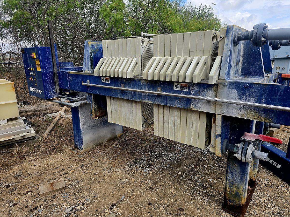 Used [FP-85]: Used 15 cu ft US Filter brand Filter Press