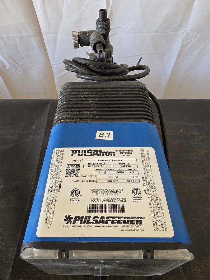 Used Pulsafeeder Metering Pumps -