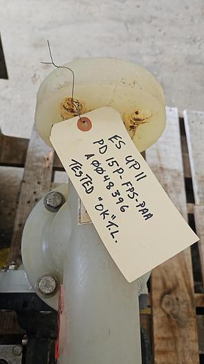 Used [UP-11] Used Air-Operated Pump; Model: PD15P-FPS-PAA