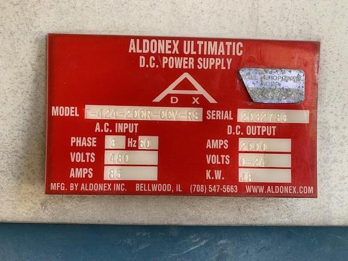 Used [RE-45]: 2,000A 24V Aldonex Rectifier