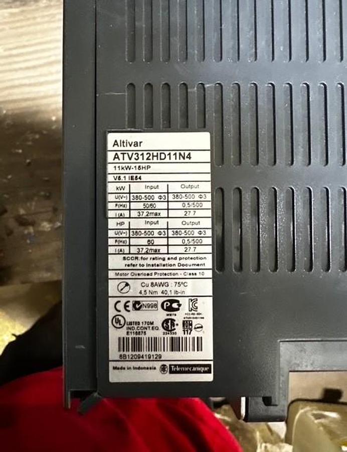 Used Altivar Variable Speed Drive | Model: ATV312HD11N4