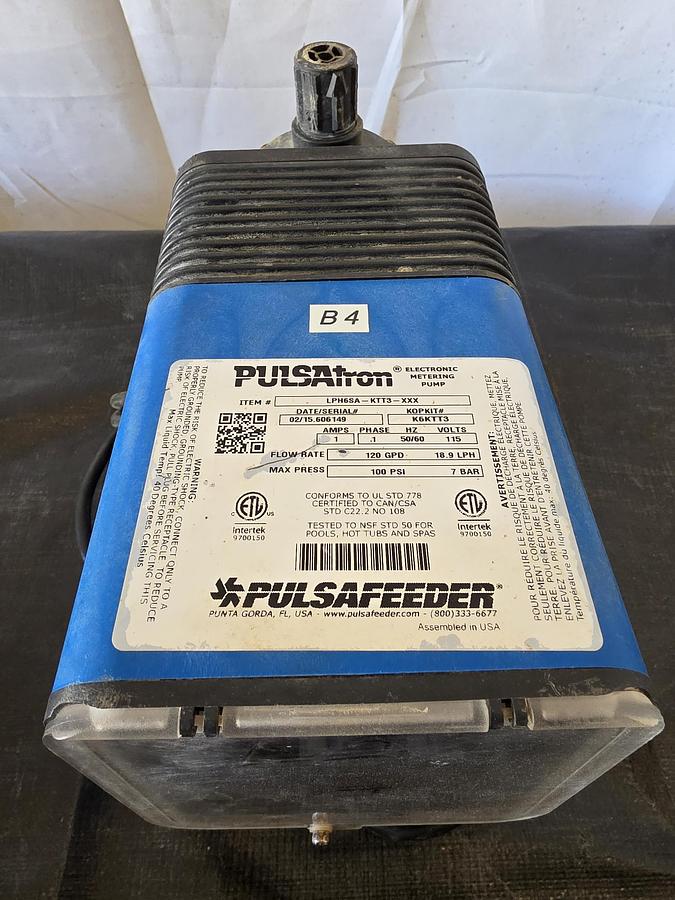 Used Pulsafeeder Metering Pumps -