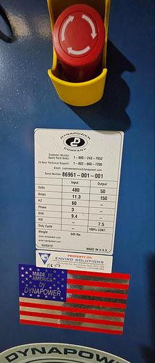 Used [RE-57] : USED 150A 50V Dynapower 480 input Remote Control Rectifier
