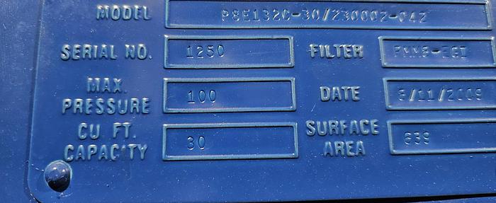 Used [FP-81]: 30 CuFt Pacific Press Co. Filter Press w/800mm Plates