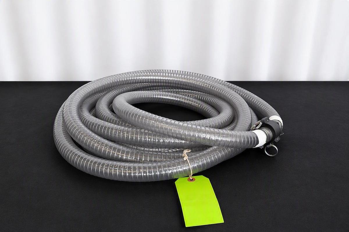 25´(ft) Heavy-Duty Clear PVC Wire-Reinforced Suction & Transfer Hose