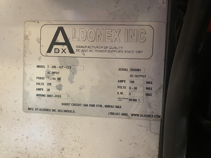 Used [RE-32] : Used 100 amp Aldonex Rectifier