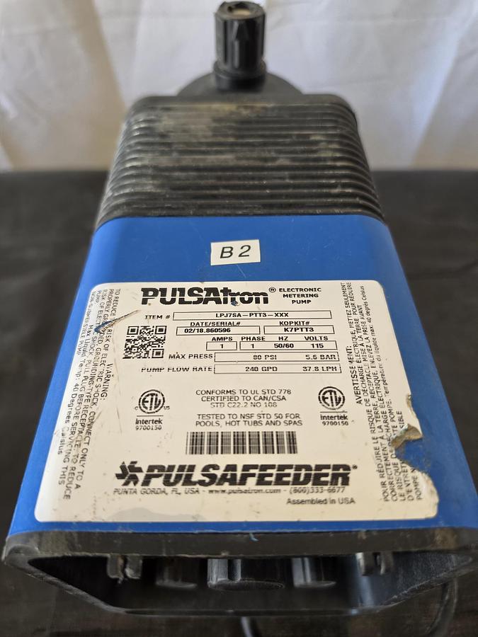 Used Pulsafeeder Metering Pumps -