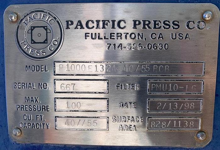 Used [FP-62] : Used Filter Press