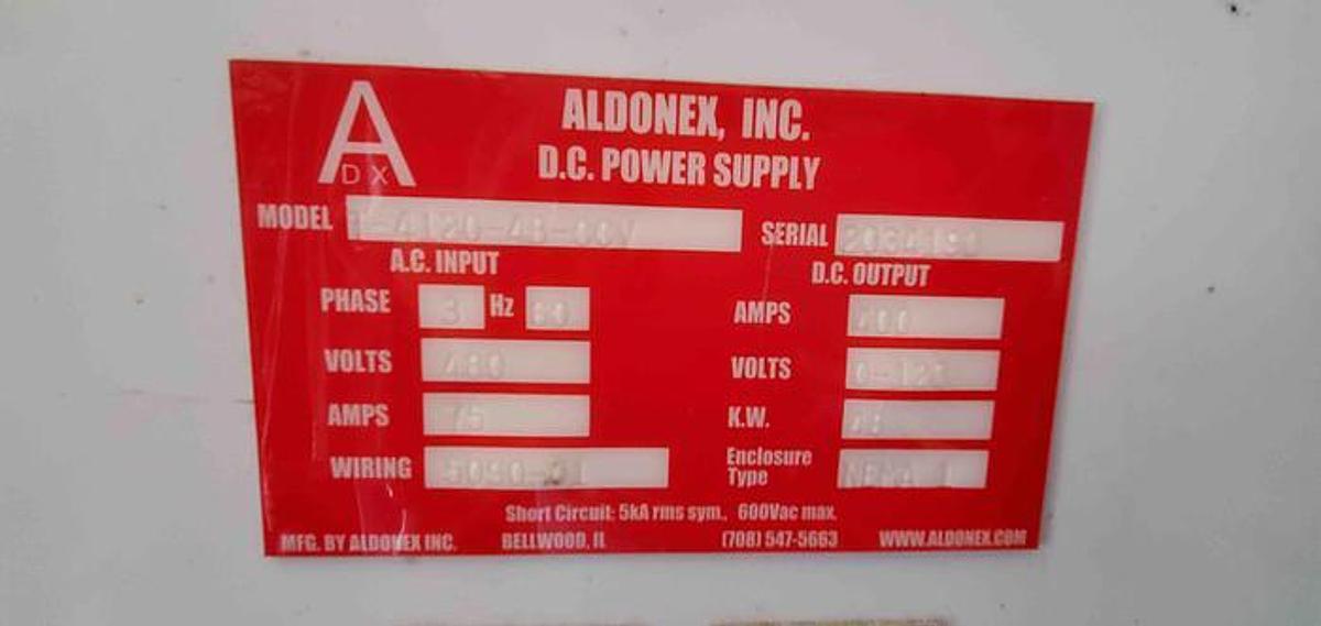 Used RE-103 Used 400A 480V Aldonex Rectifier