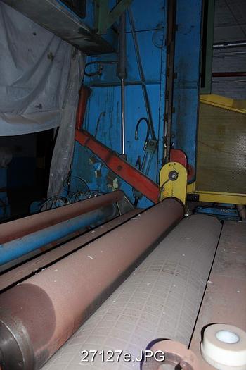 Used Langston 304 SPEEDMASTER Converting Winder, 24 X 92" Face Drums, 4500 Fpm, 60" Max Rewind, Shaftless Floor Pick Up Unwind, 7" Minimum Slit Width. #27127