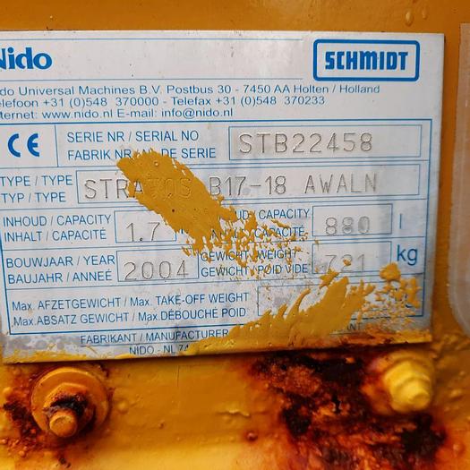 Gebruikt NIDO Stratos B17-18 AWALN