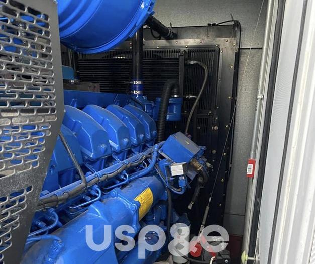 Used 1 MW 2008 Used Perkins 4012-46TWG2A Diesel Generator Set