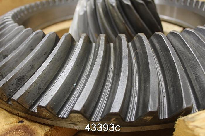 Used Black Clawson No. 2 Pulper Drive Gleason Cut Gear Set, 3.53/1 Ratio #43393