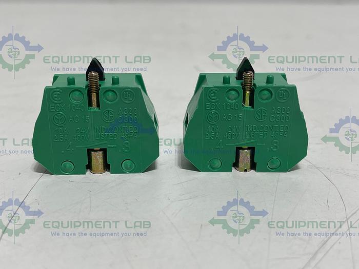 Lot of 2-Automation Direct  GCX 1202-24 Green Push Button