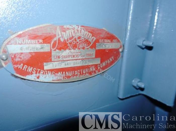 Used Armstrong #4 Bandsaw Grinder Right Hand