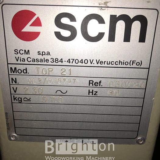 Used SCM TOP 21 Boring Machine