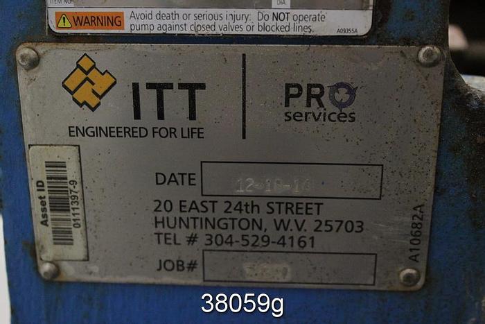 Used Goulds 3415 16x18x18 Pump #38059