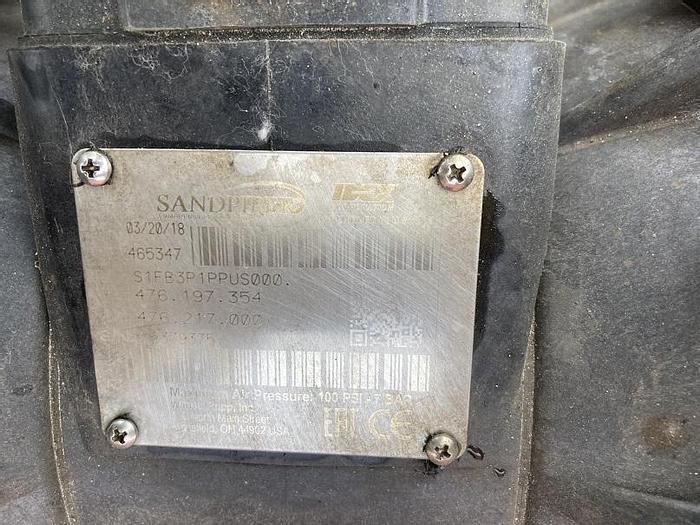 Used Used Sandpiper Model S1FB3P1PPUS000 polypropylene double-diaphragm pump