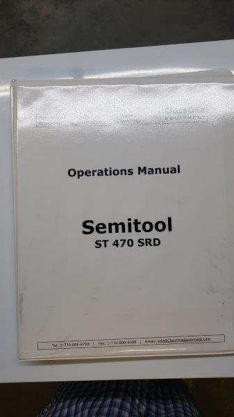 Used Semitool 470F Single stack SRD