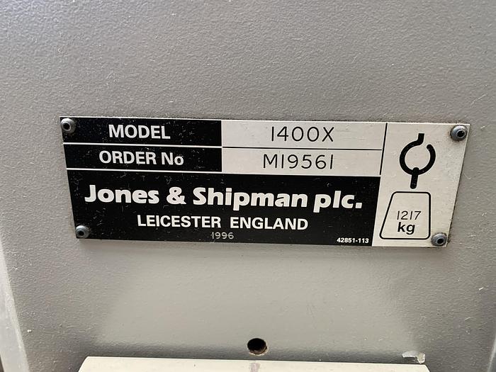 Ottime Surface Grinder JONES & SHIPMAN 1400 X