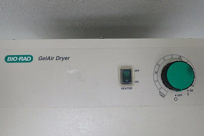 Used Bio Rad GelAir Gel Air Dryer with Tray, Front Cover & Accessories