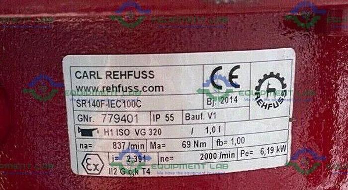 Used Buchiglasuster bmd 3600 Stirrer Drive 1200RPM w/ Hew D32051 Motor