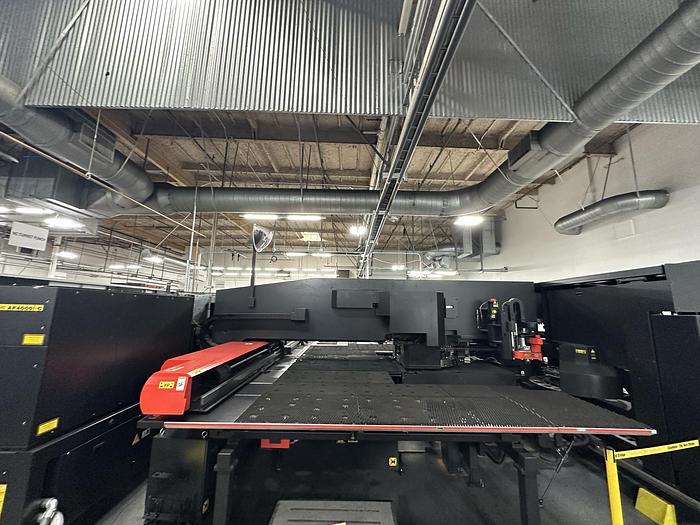 Used 2013  Amada  Acies 2515T Punch/CO2 LASER WITH TOOL LOADER, TOOLING, SPINDLE