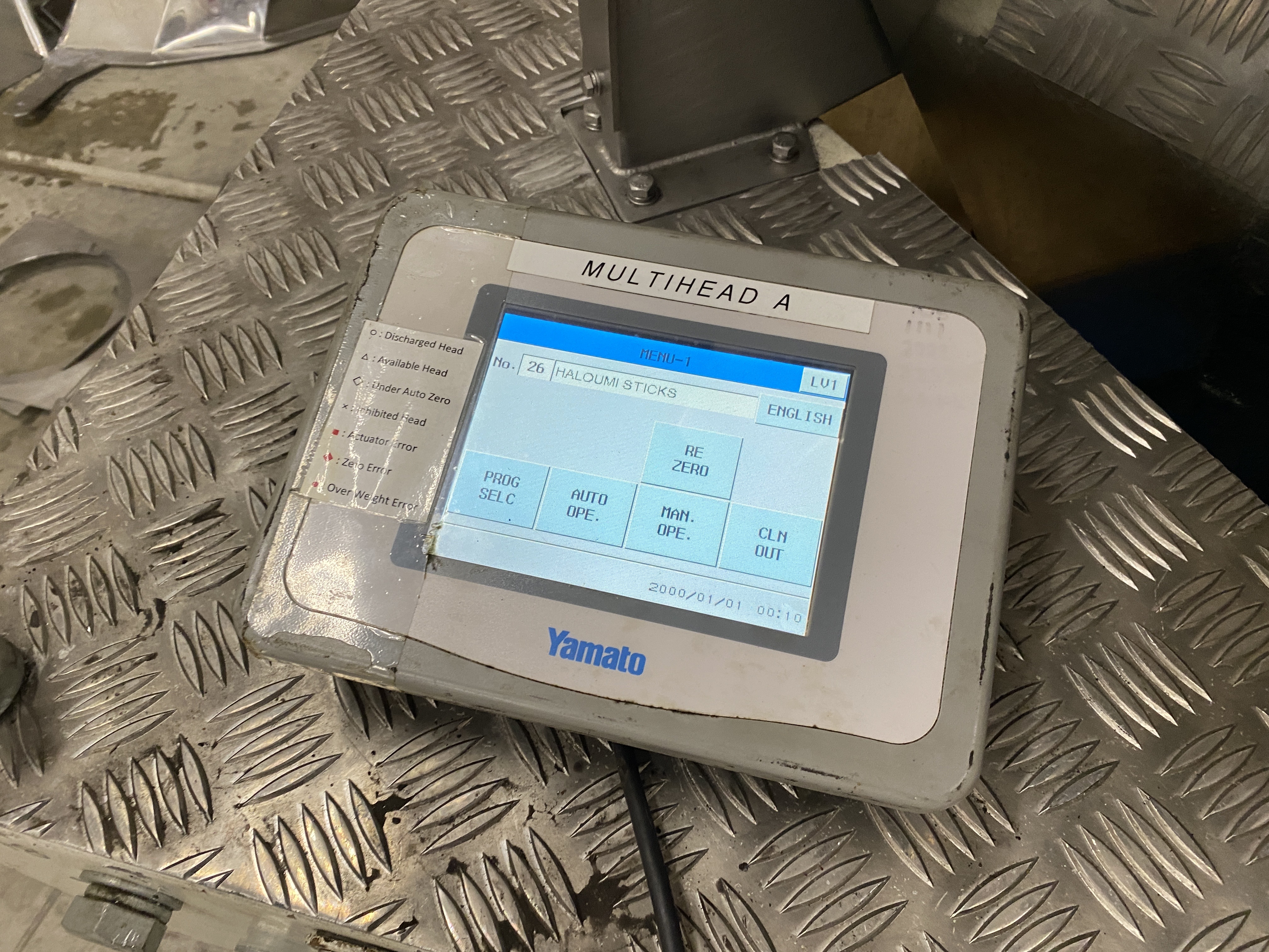 Used 2011 Yamato 20 heads Multihead weigher, 2 x 10