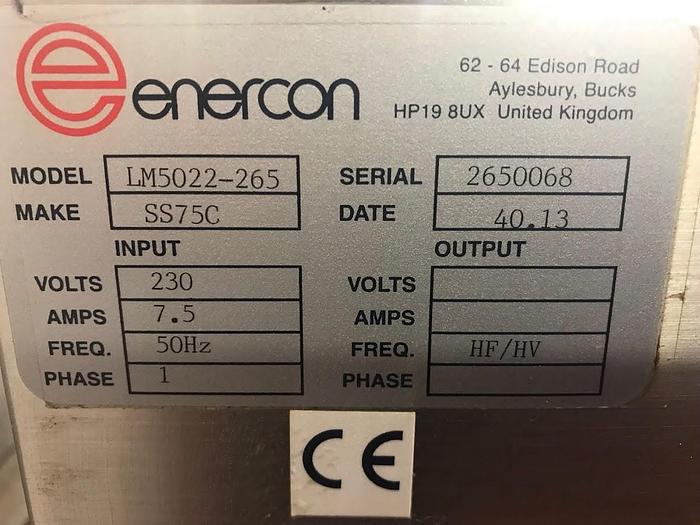 Very good used ENERCON INDUCTION CAP SEALER