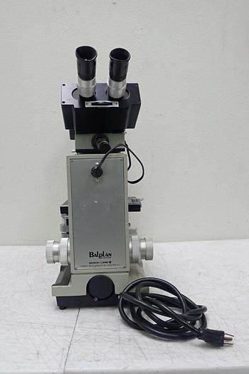 Used Bausch & Lomb 31-32-14 Balplan Microscope w/ (2) 10X WF Eyepieces, Condenser