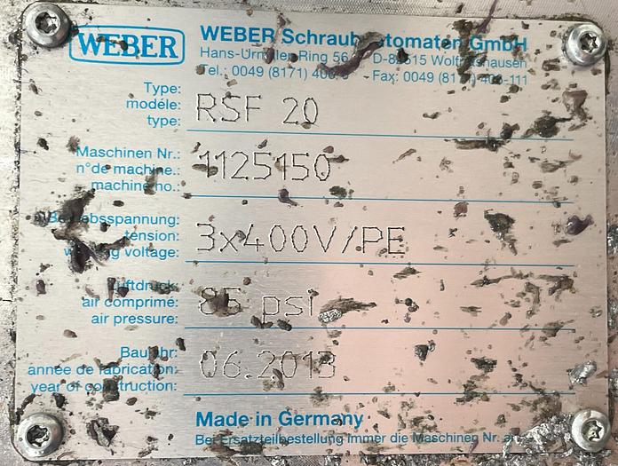 Used FANUC M900iA/350 6 AXIS ROBOT WITH 30iA CONTROLLER AND WEBBER SERVO SHEET METAL SCREW GUN