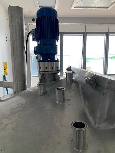 Used 850 liters rustfri proces tank